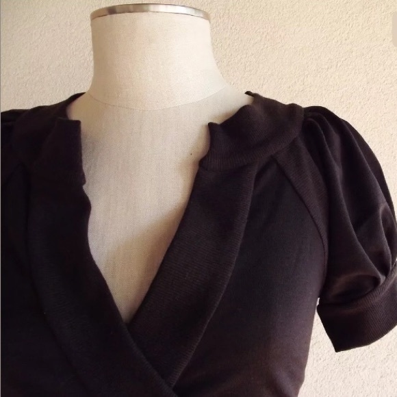 DVF (Lauren) wool short sleeved wrap dress - Picture 3 of 6